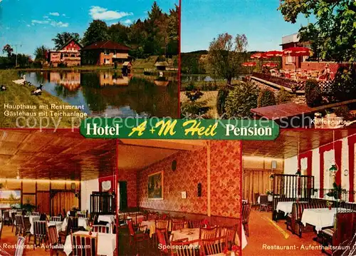 AK / Ansichtskarte Ventschau Hotel A u. M Heil Teichanlage Ventschau