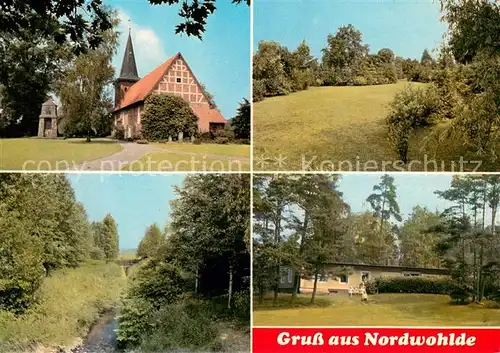 AK / Ansichtskarte Nordwohlde Teilansichten Kirche Natur Nordwohlde