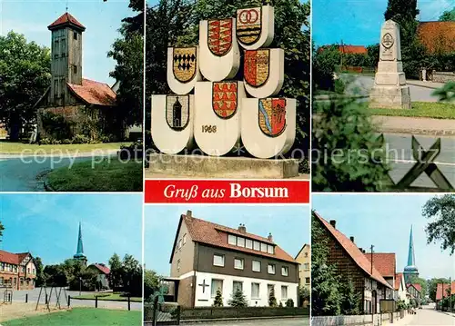 AK / Ansichtskarte Borsum_Hildesheim Denkmal Kirchen Borsum Hildesheim