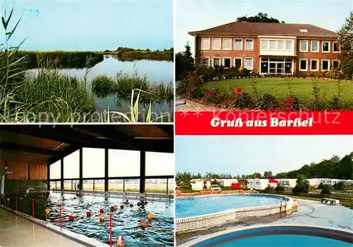 AK / Ansichtskarte Barssel Schwimmbad  Barssel
