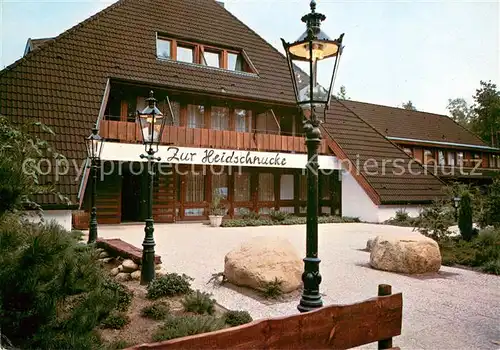 AK / Ansichtskarte Asendorf_Nordheide Hotel Pension Zur Heidschnucke Aussenansicht Asendorf Nordheide