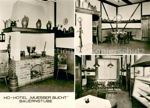 AK / Ansichtskarte Muess HO Hotel Muessener Bucht Bauernstube Muess