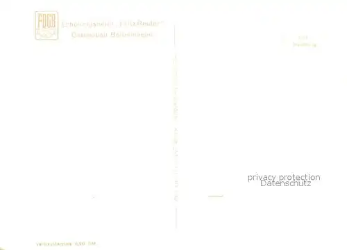 AK / Ansichtskarte Boltenhagen_Ostseebad FDGB Erholungsheim Fritz Reuter Boltenhagen_Ostseebad