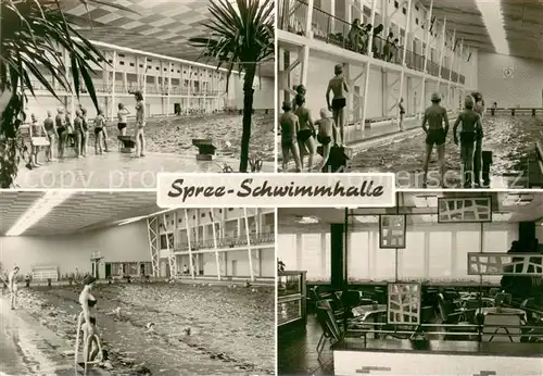 AK / Ansichtskarte Fuerstenwalde_Spree Schwimmhalle Details Fuerstenwalde_Spree