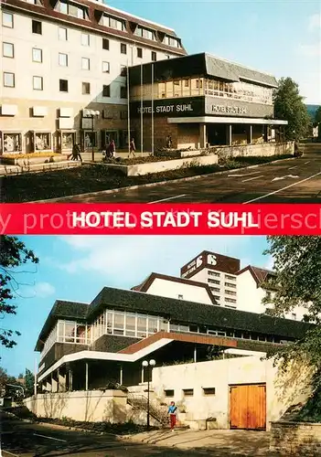 AK / Ansichtskarte Suhl_Thueringer_Wald Hotel Stadt Suhl Suhl_Thueringer_Wald