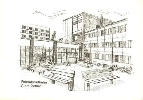 AK / Ansichtskarte Riesa_Sachsen Feierabendheim Clara Zetkin Riesa Sachsen