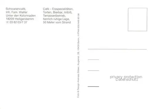 AK / Ansichtskarte Heiligendamm_Ostseebad Schwanencafe Strand Inselbahn Bar Heiligendamm_Ostseebad