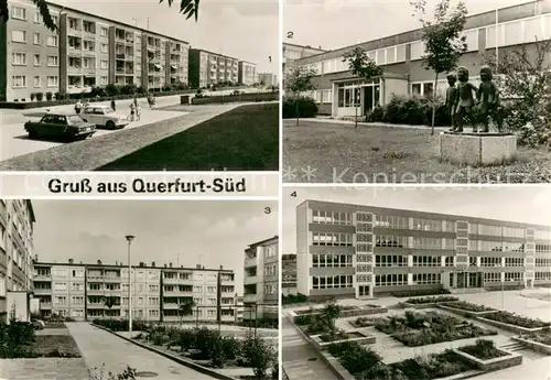 AK / Ansichtskarte Querfurt Nemsdorfer Weg Kindergarten Ringstrasse Polytechn Oberschule Bernhard Koenen Querfurt