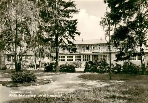 AK / Ansichtskarte Lubmin_Ostseebad FDGB Erholungsheim Adolf Diesterweg Lubmin_Ostseebad