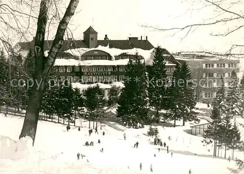 AK / Ansichtskarte Oberwiesenthal_Erzgebirge Ferienheim Aktivist Oberwiesenthal Erzgebirge