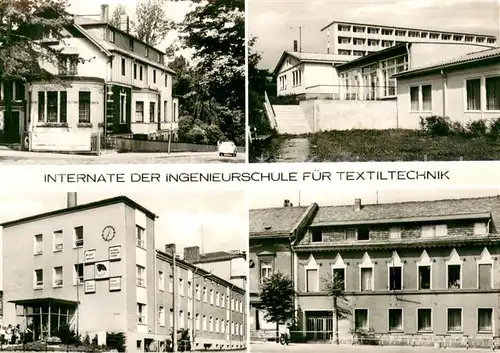 AK / Ansichtskarte Reichenbach_Vogtland Internate der Ingenieurschule fuer Textiltechnik Details Reichenbach_Vogtland