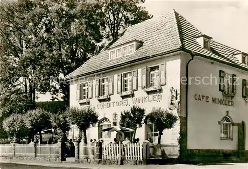 AK / Ansichtskarte Schierke_Harz Cafe Conditorei Winkler Schierke Harz