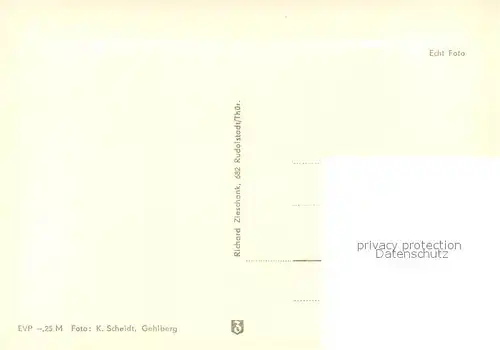 AK / Ansichtskarte Gehlberg Hauptstrasse Gehlberg