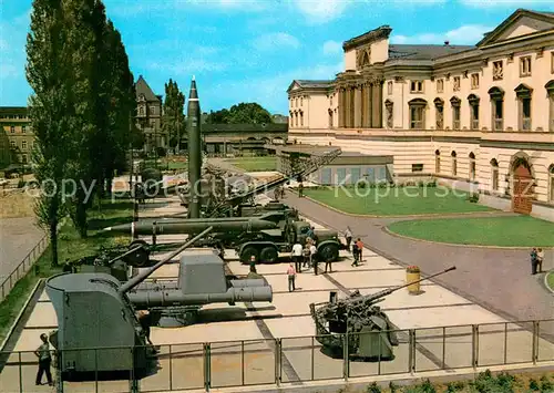 AK / Ansichtskarte Dresden Armeemuseum der DDR Freigelaende Dresden