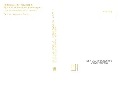 AK / Ansichtskarte Rheinsberg FDGB Erholungsheim Ernst Thaelmann Rheinsberg