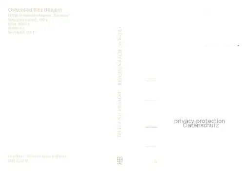 AK / Ansichtskarte Binz_Ruegen Urlauberrestaurant Szczecin Binz_Ruegen