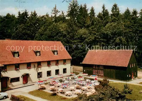 AK / Ansichtskarte Lettgenbrunn Jagdhaus Horst Gaststaette Terrasse Lettgenbrunn