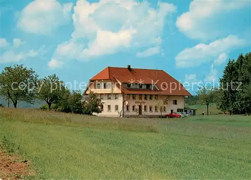 AK / Ansichtskarte Oberbiederbach Hoehengasthaus Pension Zum Kreuz Oberbiederbach