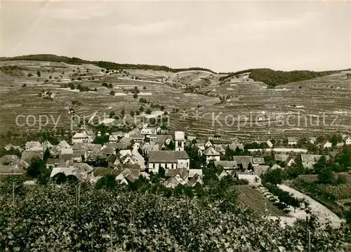 AK / Ansichtskarte Oberbergen_Vogtsburg Panorama Weinort am Kaiserstuhl Oberbergen Vogtsburg