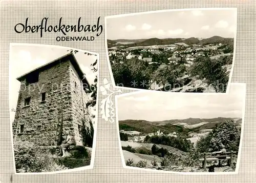 AK / Ansichtskarte Oberflockenbach Panorama Landschaft Turm Oberflockenbach