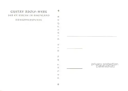 AK / Ansichtskarte Saarburg_Saar Ev. Diasporakirche Uferpartie an der Saar Dankopferspende Gustav Adolf Werk Saarburg Saar