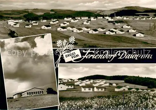 AK / Ansichtskarte Daun_Eifel Bungalow Feriendorf mit Gaststaette Dronke Hof Daun_Eifel