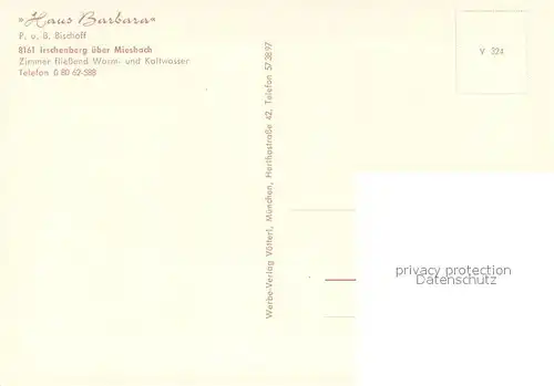 AK / Ansichtskarte Irschenberg Haus Barbara Irschenberg