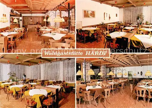 AK / Ansichtskarte Eisenbach_Unterfranken Waldgaststaette Hardt Gastraeume Eisenbach Unterfranken