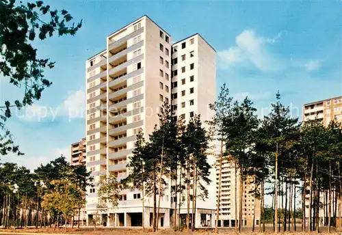 AK / Ansichtskarte Erlangen Siemens Wohnhochhaeuser Erlangen