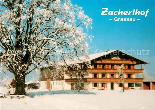 AK / Ansichtskarte Grassau_Chiemgau Zacherlhof Ferienwohnungen Appartements Grassau Chiemgau