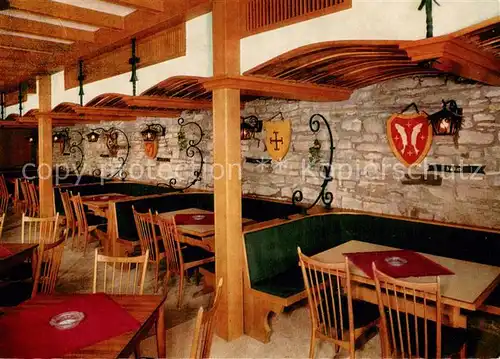 AK / Ansichtskarte Dhaun Hotel Restaurant Zur Burg Gaststube Dhaun