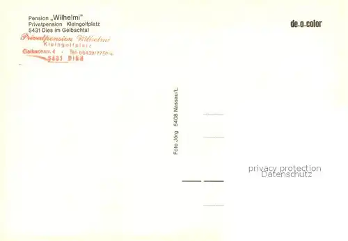 AK / Ansichtskarte Dies Pension Wilhelmi Minigolfanlage Park Dies