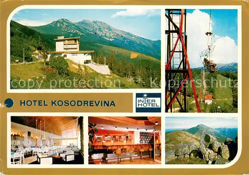AK / Ansichtskarte Demaenovska_Dolina Hotel Kosodrevina Sesselbahn Chopok Dumbier Niedere Tatra Demaenovska Dolina