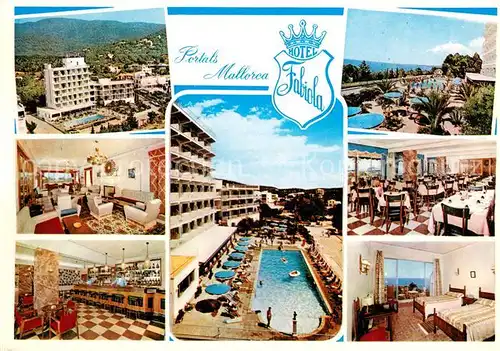 AK / Ansichtskarte Portals_Nous Hotel Fabiola Restaurant Terrasse Swimming Pool 