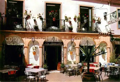 AK / Ansichtskarte Malaga_Andalucia Restaurante La Cancela Malaga_Andalucia