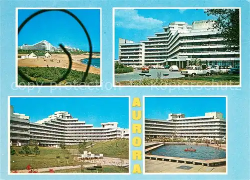 AK / Ansichtskarte Aurora Hotels Swimming Pool Strand Aurora