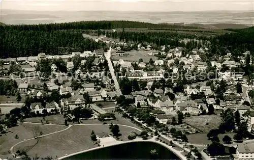 AK / Ansichtskarte Hahnenklee Bockswiese_Harz Fliegeraufnahme Hahnenklee Bockswiese