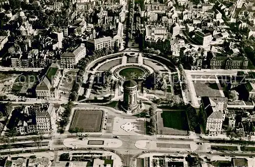 AK / Ansichtskarte Mannheim Friedrichsplatz mit Wasserturm Fliegeraufnahme Mannheim
