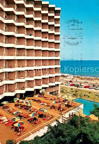 AK / Ansichtskarte Fuengirola Hotel Angela Piscina Playa Fuengirola