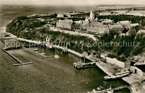 AK / Ansichtskarte Muerwik Marineschule Fliegeraufnahme Muerwik