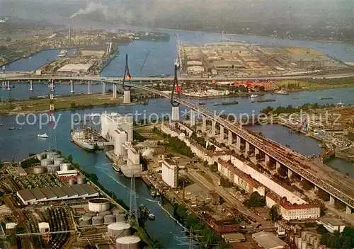 AK / Ansichtskarte Hamburg Koehlbrandbruecke Fliegeraufnahme Hamburg