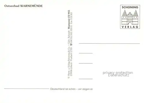 AK / Ansichtskarte Warnemuende_Ostseebad Fliegeraufnahme Warnemuende_Ostseebad