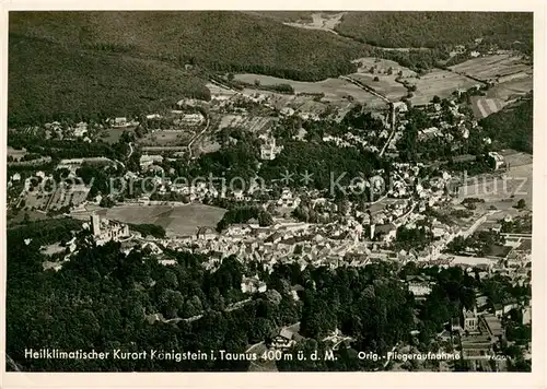 AK / Ansichtskarte Koenigstein_Taunus Fliegeraufnahme Koenigstein_Taunus