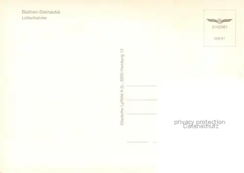 AK / Ansichtskarte Steinautal_Birkenfeld_Nahe Fliegeraufnahme Steinautal_Birkenfeld