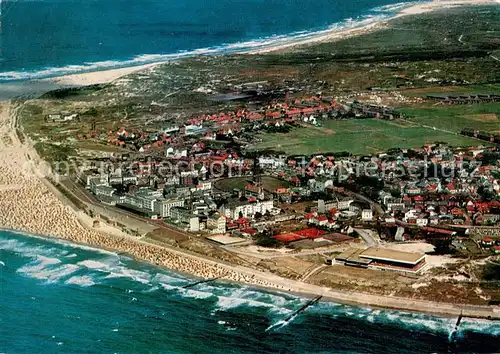 AK / Ansichtskarte Borkum Fliegeraufnahme Borkum
