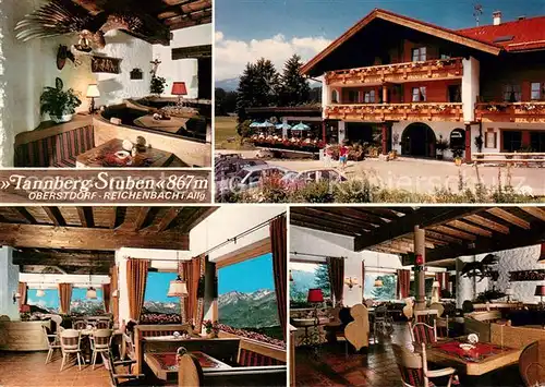 AK / Ansichtskarte Reichenbach_Oberstdorf Restaurant Cafe Tannberg Stuben Alpenblick Reichenbach_Oberstdorf