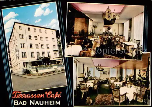 AK / Ansichtskarte Bad_Nauheim Terrassen Cafe am Kurpark Bad_Nauheim