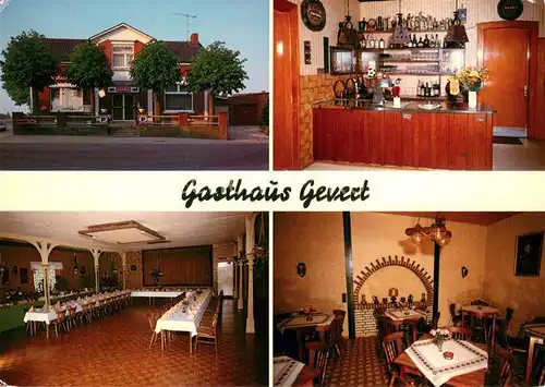 AK / Ansichtskarte Hamwarde Gasthaus Gevert Restaurant Festsaal Theke Hamwarde