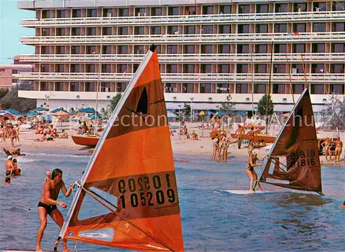 AK / Ansichtskarte Slantchev_Brjag Hotel Glarus Strand Windsurfen Slantchev_Brjag