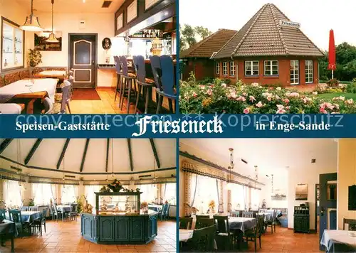 AK / Ansichtskarte Enge Sande Gaststaette Frieseneck Restaurant Theke Enge Sande